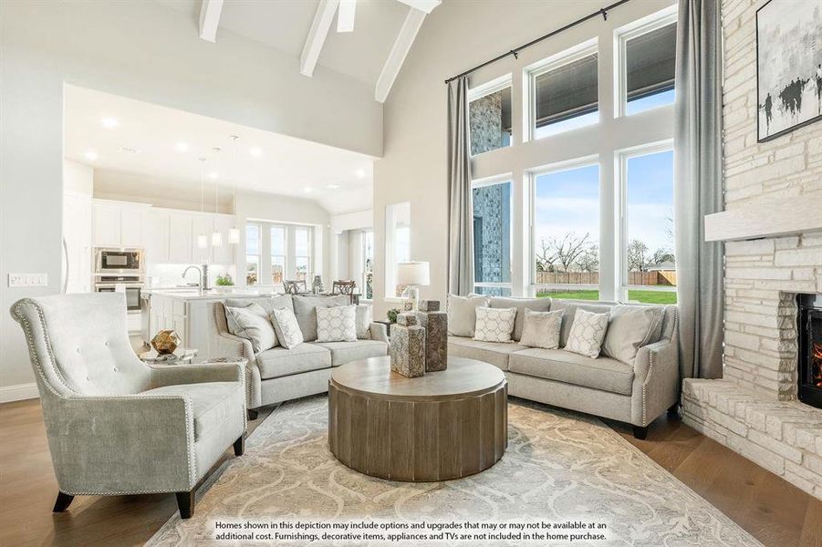 Furnished interior view inside a new home in Wildflower Ranch, Fort Worth (Image 14).