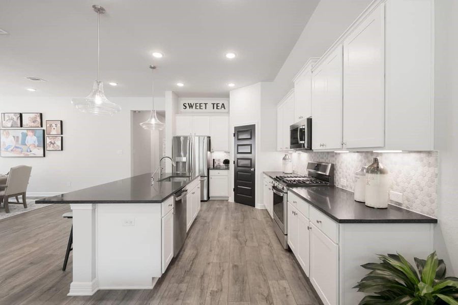 Furnished interior view inside a new home in Oakhill Reserve, Tomball (Image 5).