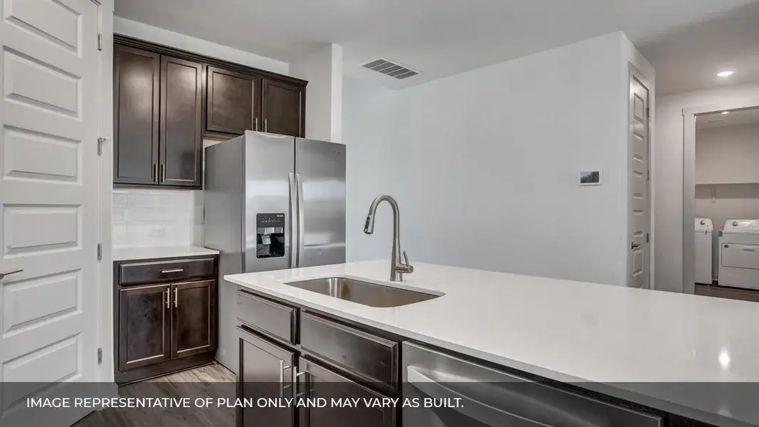 Furnished interior view inside a new home in Rosenbusch Ranch, Leander (Image 6). Furnished interior view inside a new home in Rosenbusch Ranch, Leander (Image 6).