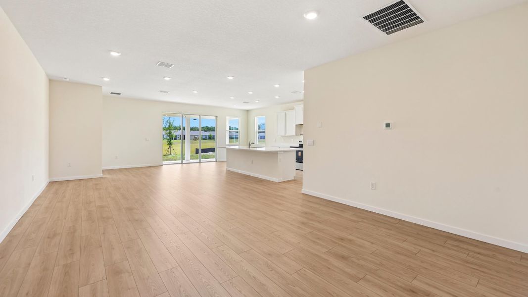 Representative unfurnished interior of a home built from the Laurel by D.R. Horton in Ocala Preserve, Ocala (Image 15). Representative unfurnished interior of a home built from the Laurel by D.R. Horton in Ocala Preserve, Ocala (Image 15).