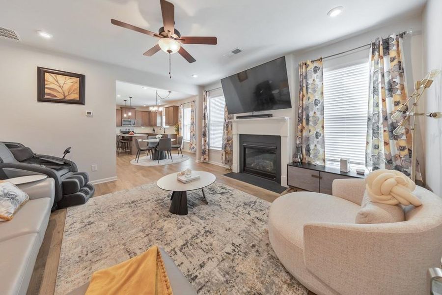 Furnished interior view inside a new home in , Powder Springs (Image 9).