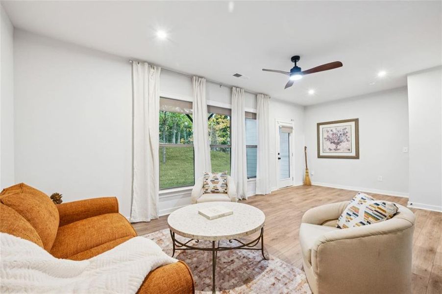 Furnished interior view inside a new home in Parkside at Mason Mill, Decatur (Image 18).