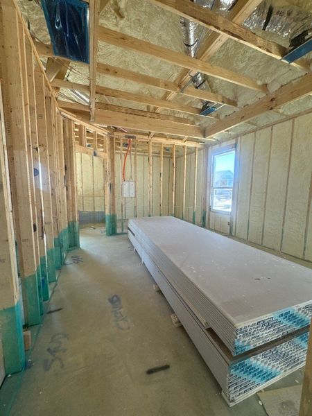 In-progress construction of a new home in Cedar Ridge Estates, Anna, TX (Image 6).