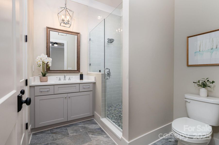 Furnished interior view inside a new home in , Belmont (Image 11).