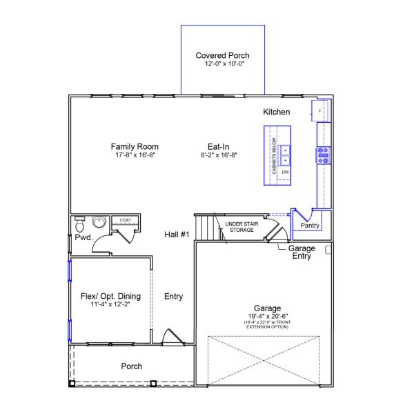 2D floor plan layout of this home in Timberland Grove, Anderson, SC (Image 2). 2D floor plan layout of this home in Timberland Grove, Anderson, SC (Image 2).