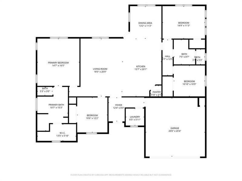 2D floor plan layout of this home in , Mabank, TX (Image 5).