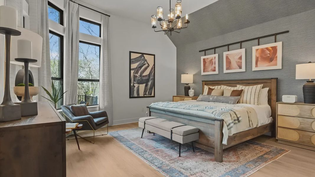 Furnished interior view inside a new home in Newhaven, Manor (Image 12).