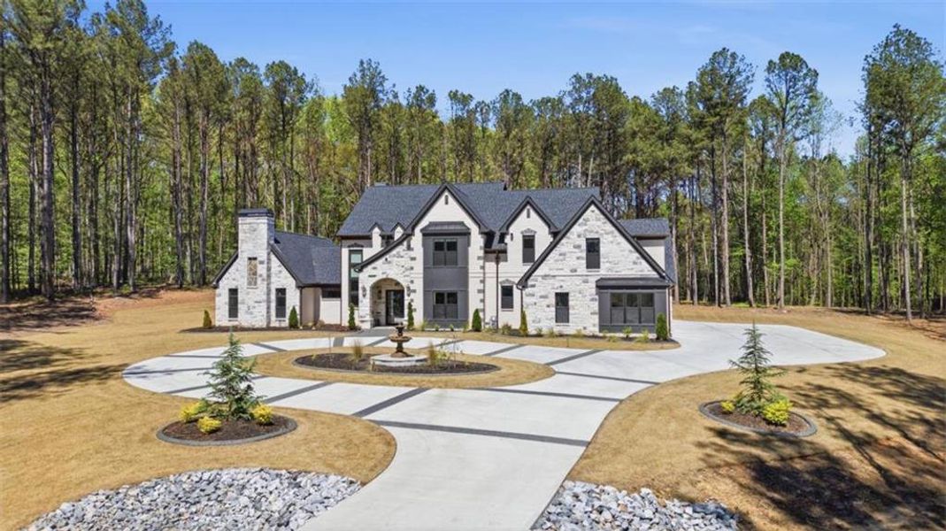 Front exterior of a new home in , Tyrone, GA, highlighting curb appeal (Image 19). Front exterior of a new home in , Tyrone, GA, highlighting curb appeal (Image 19).