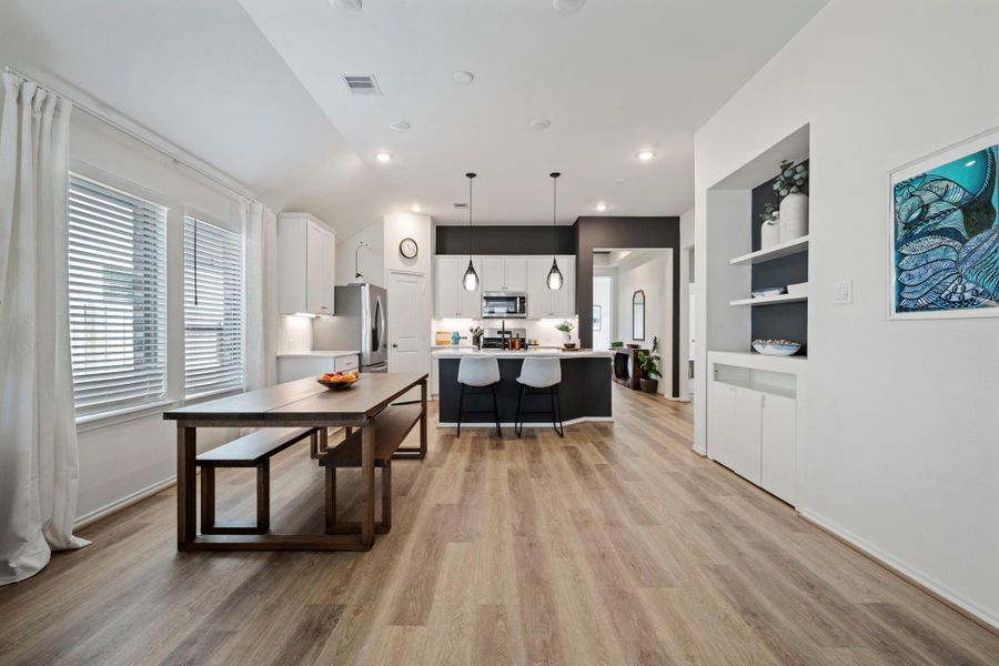 Furnished interior view inside a new home in , Conroe (Image 14).