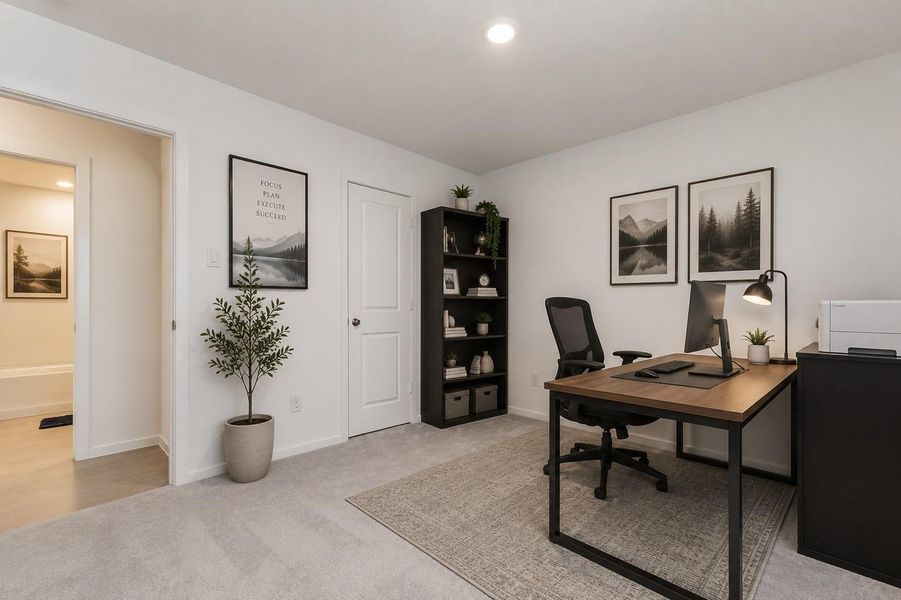 Virtually Staged - Secondary bedroom