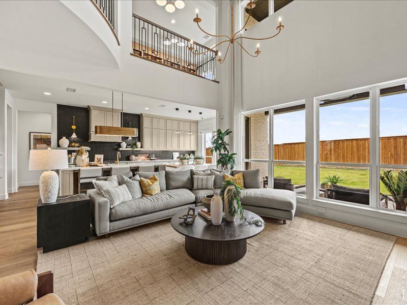 Furnished interior view inside a new home in Nelson Lake Estates, Rockwall (Image 17).