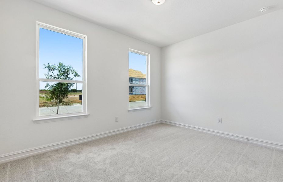 Spacious, unfurnished interior of a new home in Ribbonwood, Aubrey (Image 10). Spacious, unfurnished interior of a new home in Ribbonwood, Aubrey (Image 10).