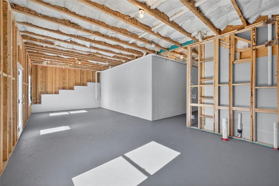 In-progress construction of a new home in Kingston Park, Kingston, GA (Image 39).