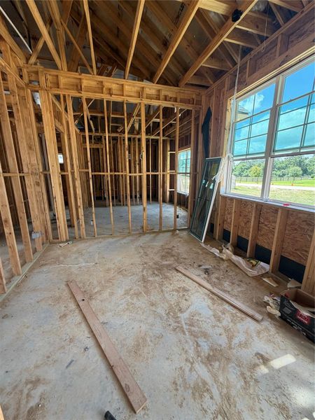 In-progress construction of a new home in , Montgomery, TX (Image 19).