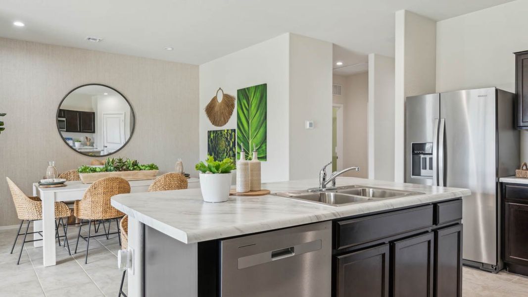 Furnished interior view inside a new home in Heartland Ranch, Coolidge (Image 9).