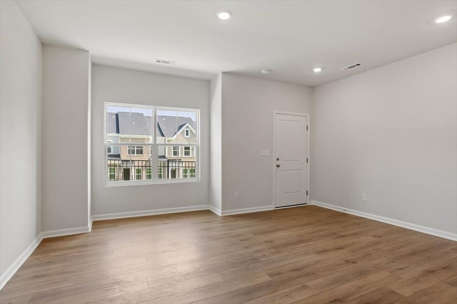 Spacious, unfurnished interior of a new home in Renaissance at White Oak, Garner (Image 11). Spacious, unfurnished interior of a new home in Renaissance at White Oak, Garner (Image 11).