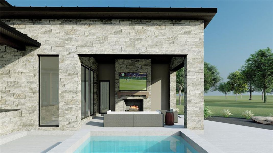 Front exterior of a new home in , Argyle, TX, highlighting curb appeal (Image 9).