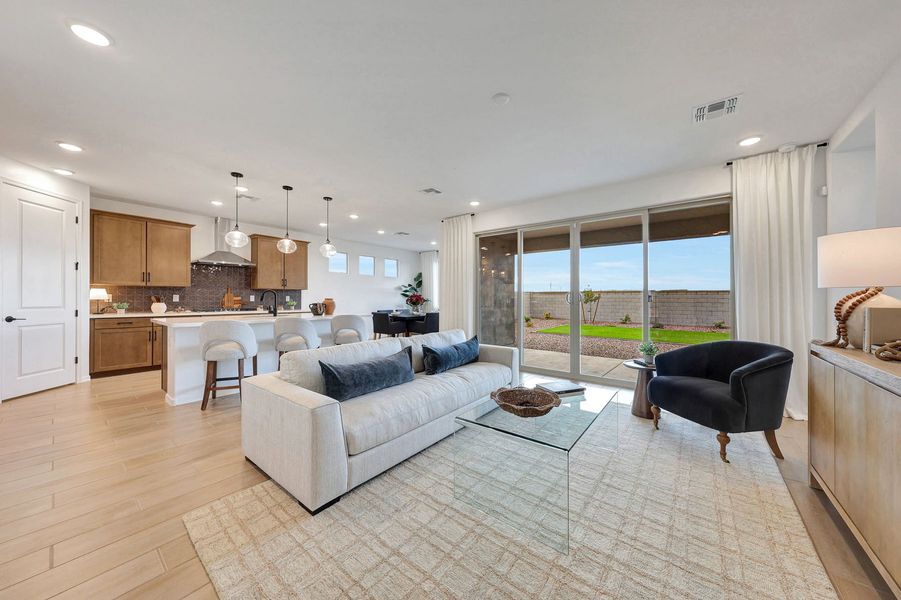 Representative furnished interior of a home built from the Ash by Mattamy Homes in Las Ventanas, Goodyear (Image 5). Representative furnished interior of a home built from the Ash by Mattamy Homes in Las Ventanas, Goodyear (Image 5).