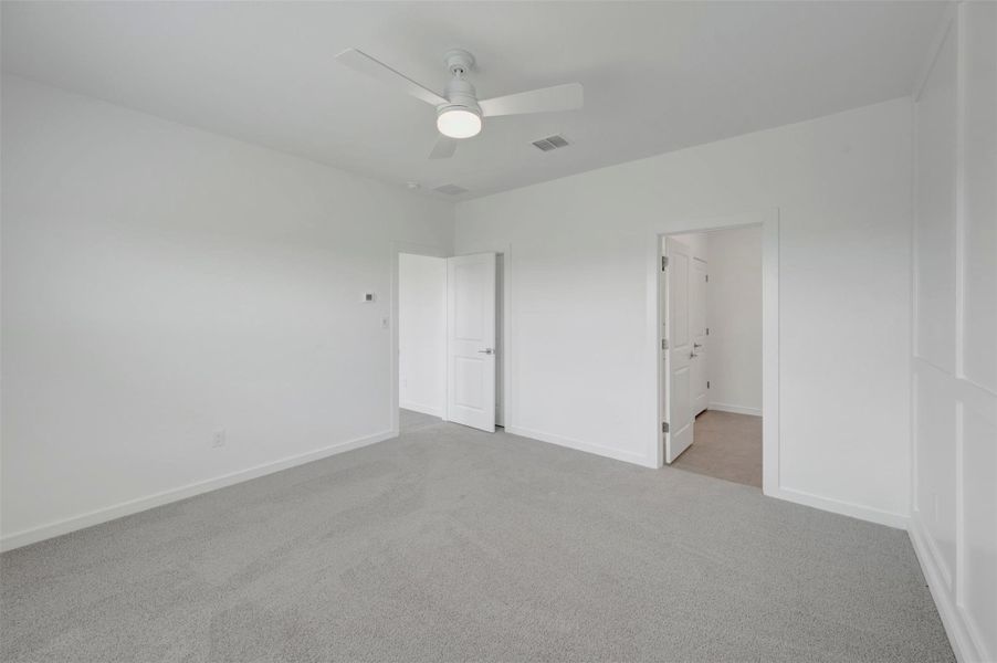 Private primary suite