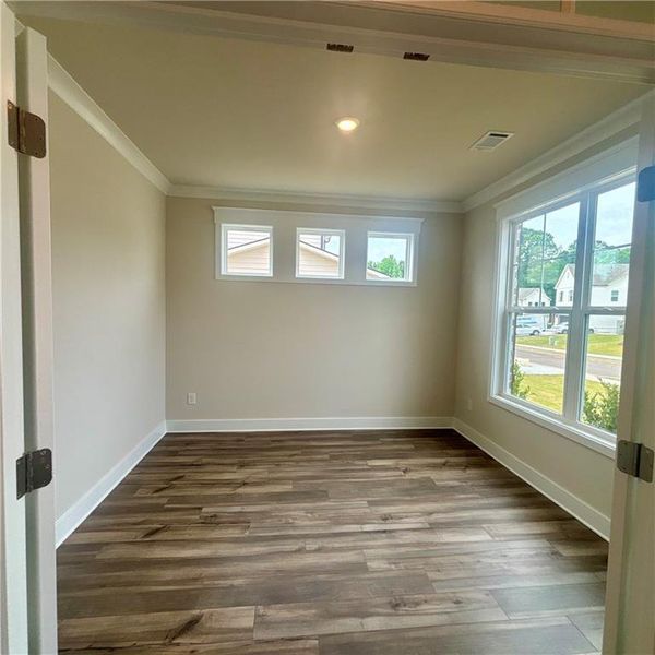 Spacious, unfurnished interior of a new home in Rosewood Lake Estates, Hoschton (Image 11). Spacious, unfurnished interior of a new home in Rosewood Lake Estates, Hoschton (Image 11).