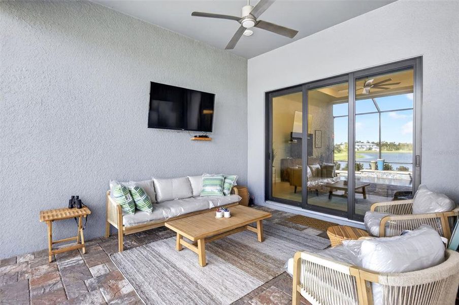 Furnished interior view inside a new home in , Venice (Image 29).