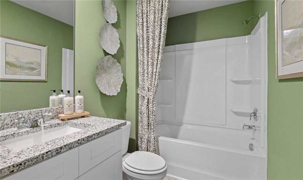 Furnished interior view inside a new home in Twin Lakes, Hoschton (Image 34).