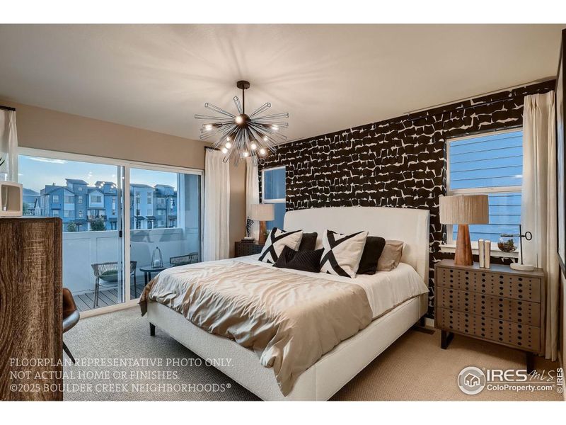 Furnished interior view inside a new home in Baseline, Broomfield (Image 45). Furnished interior view inside a new home in Baseline, Broomfield (Image 45).