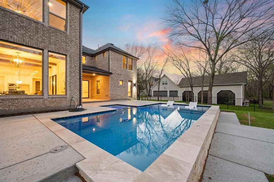 Exterior details and patio area of a home in , Keller (Image 27). Exterior details and patio area of a home in , Keller (Image 27).