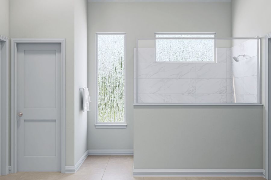 Representative unfurnished interior of a home built from the Verdin by Tri Pointe Homes in Oakhill Reserve, Tomball (Image 26).