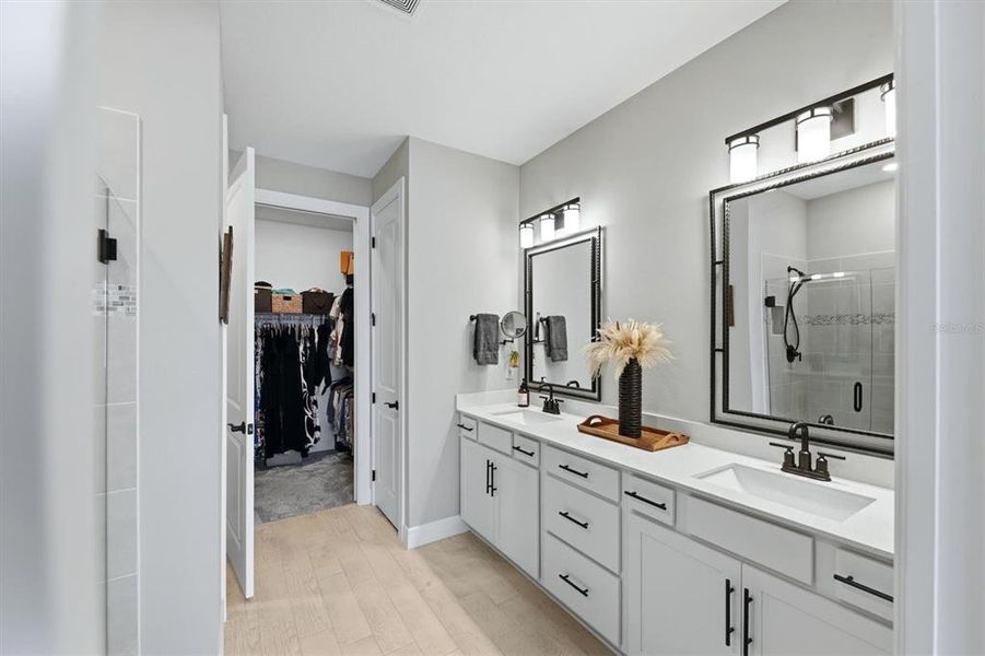 Furnished interior view inside a new home in , Parrish (Image 29).