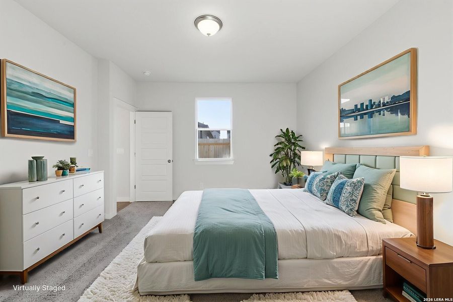 Furnished interior view inside a new home in , New Braunfels (Image 13).