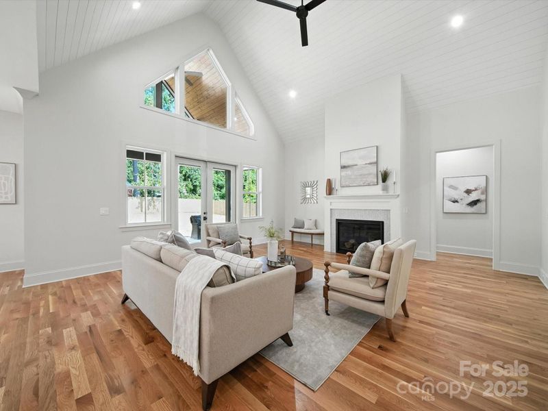 Furnished interior view inside a new home in , Charlotte (Image 31).