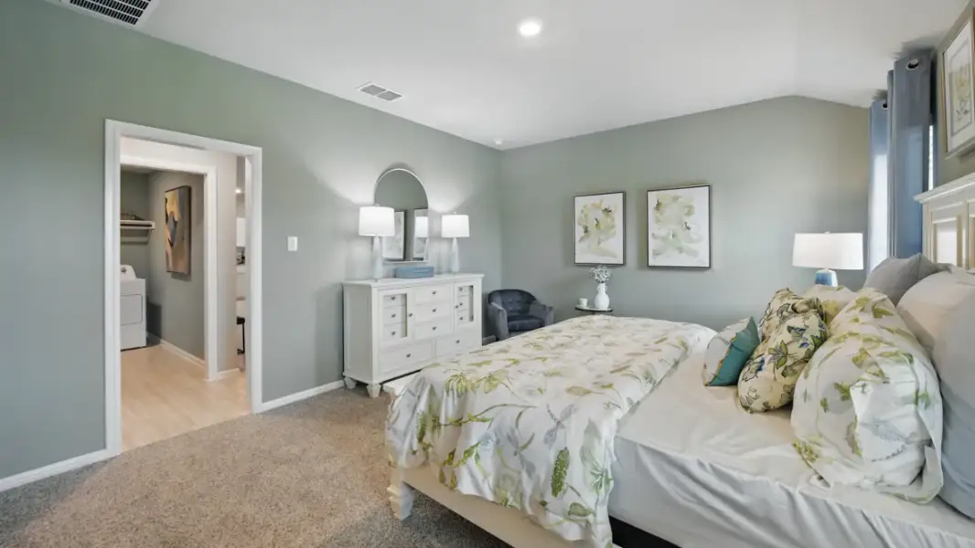 Furnished interior view inside a new home in Valley Brook, Fort Worth (Image 18).