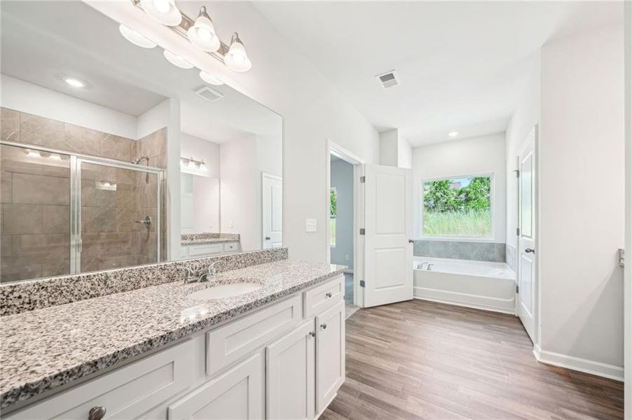 Furnished interior view inside a new home in Stephen's Landing, Loganville (Image 14).