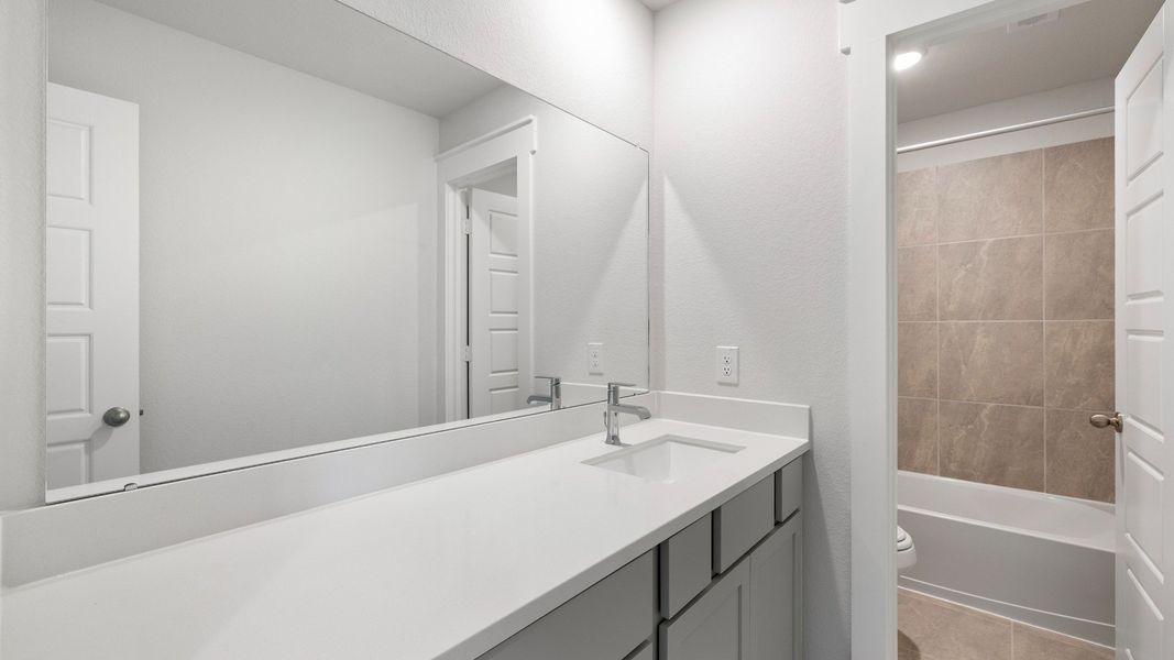 Furnished interior view inside a new home in Mostyn Springs, Magnolia (Image 26).