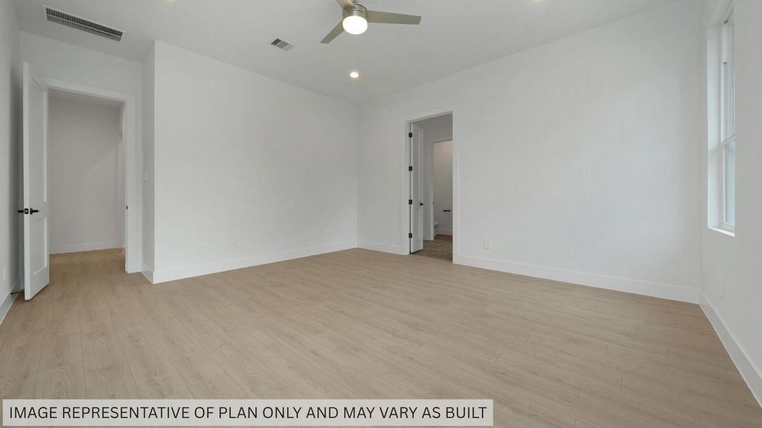 Representative unfurnished interior of a home built from the Capri by D.R. Horton in Butlers Bend Estates, Pinehurst (Image 21).