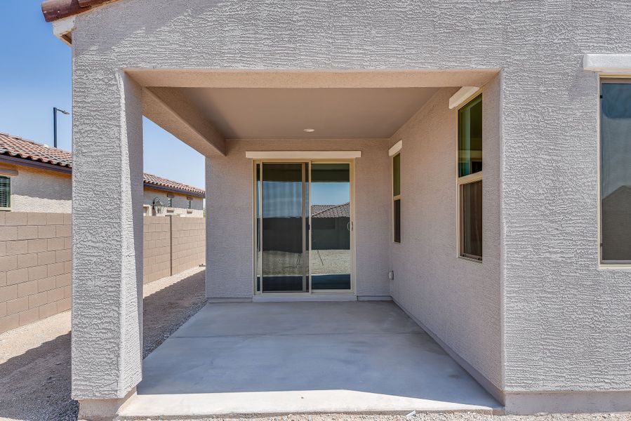 Exterior details and patio area of a home in Estrella, Goodyear (Image 3).