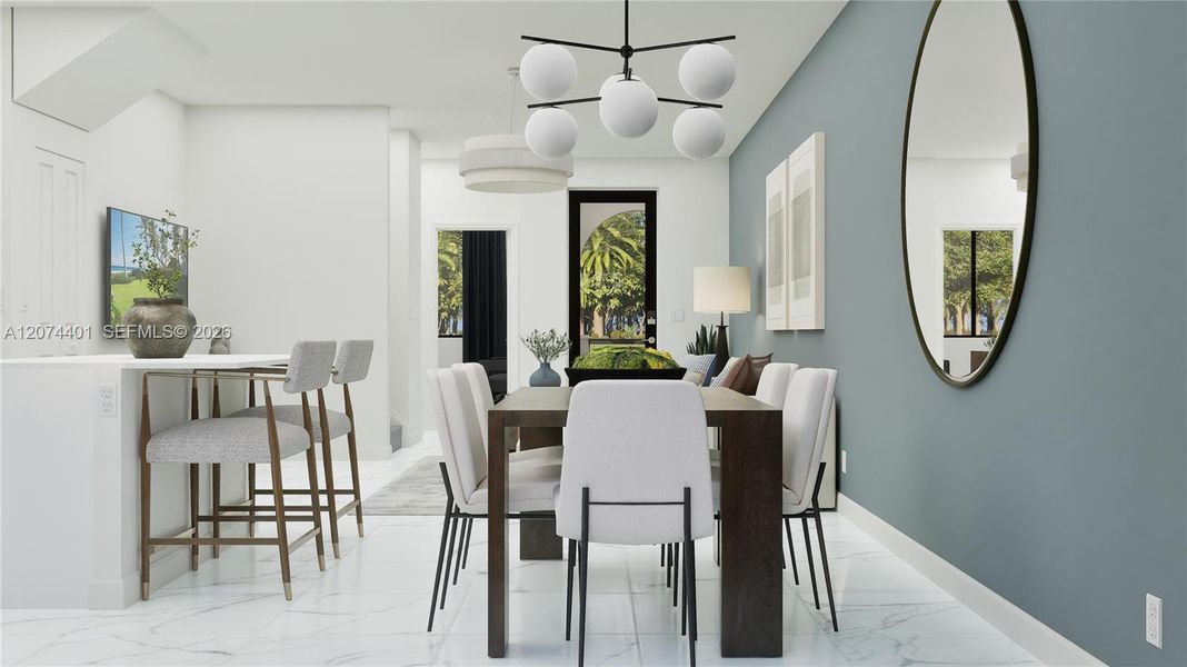 Furnished interior view inside a new home in Solterra, Sunrise (Image 3).