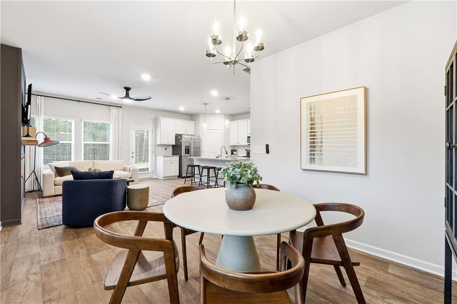 Furnished interior view inside a new home in Concord Oaks, Powder Springs (Image 6).
