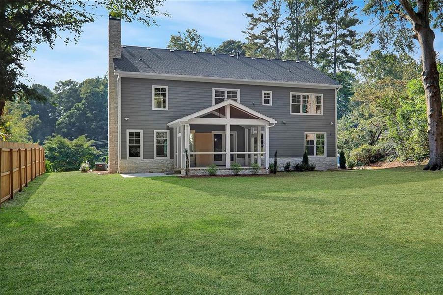 Front exterior of a new home in , Decatur, GA, highlighting curb appeal (Image 1).