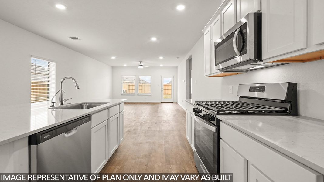 Furnished interior view inside a new home in Cypress Green, Tomball (Image 13).