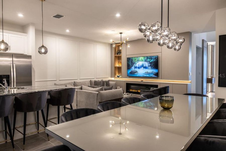 Furnished interior view inside a new home in , Kissimmee (Image 10). Furnished interior view inside a new home in , Kissimmee (Image 10).