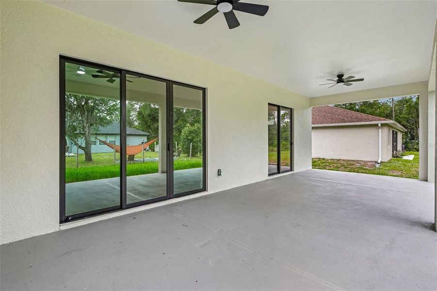 Exterior details and patio area of a home in , North Port (Image 28).