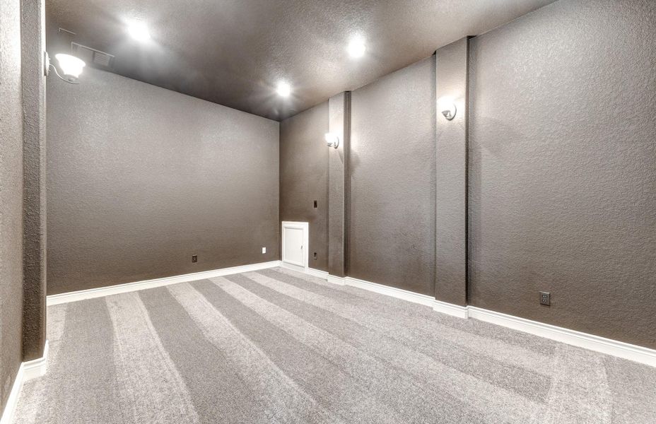 Spacious, unfurnished interior of a new home in The Woodlands Hills 65′, Willis (Image 41).
