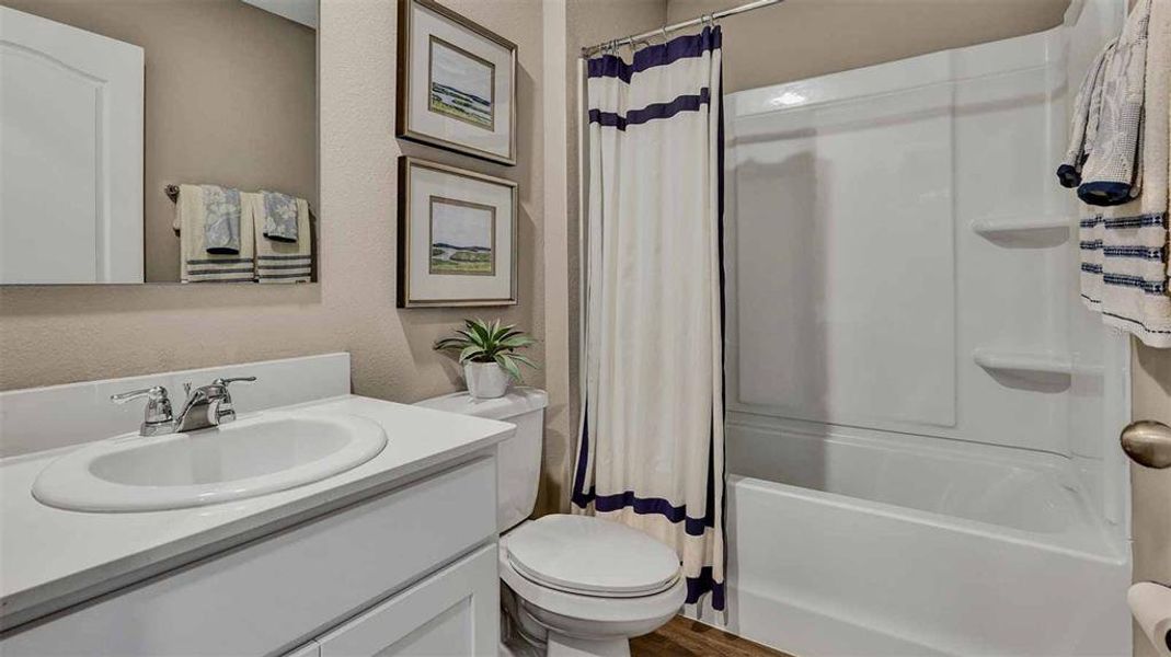 Furnished interior view inside a new home in Entrada, St. Augustine (Image 15).