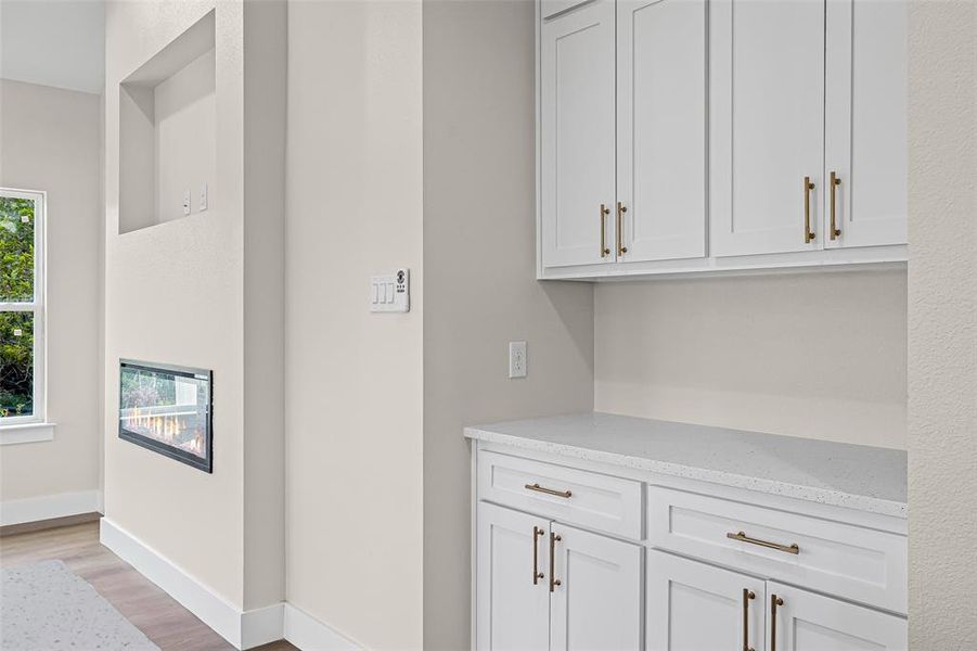 Coffee Bar in kitchen