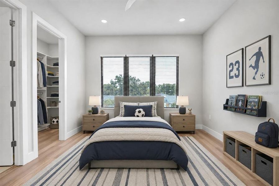 Furnished interior view inside a new home in , Tampa (Image 48).