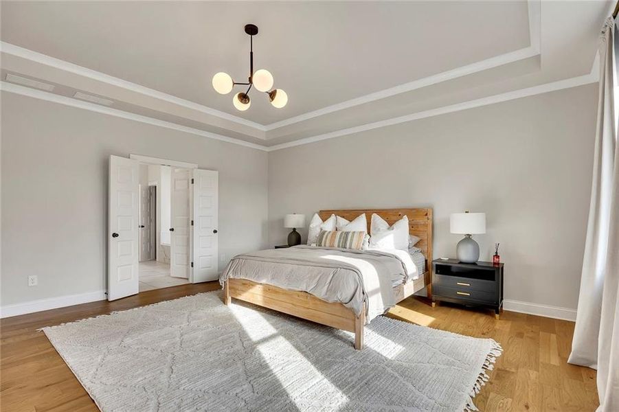 Furnished interior view inside a new home in , Marietta (Image 39).