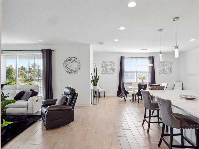 Furnished interior view inside a new home in Talichet, Howey-in-the-Hills (Image 10). Furnished interior view inside a new home in Talichet, Howey-in-the-Hills (Image 10).