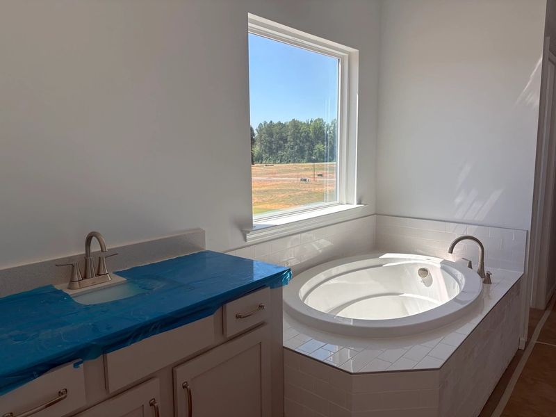 In-progress construction of a new home in Crescent Mills, Wilson's Mills, NC (Image 23).
